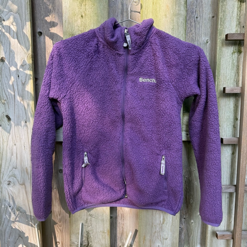Bench Plush Purple Fleece Sweater
